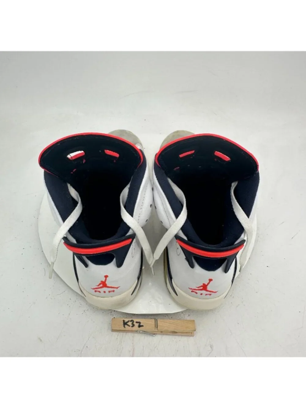 Nike Air Jordan VI 6 retro Men Size 8.5 38466 Tinker White Infrared Shoes
